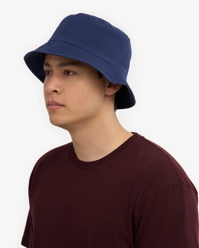 Sombrero de pescador de algodón orgánico - Azul marino