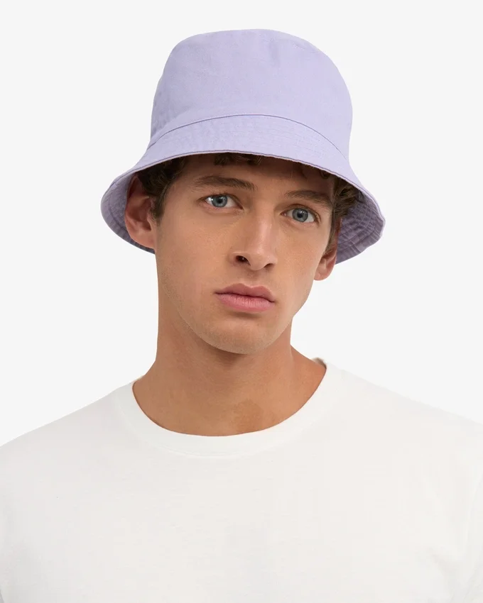 Sombrero de pescador de algodón orgánico - Lavanda suave