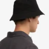 Sombrero de pescador de algodón orgánico - Negro intenso