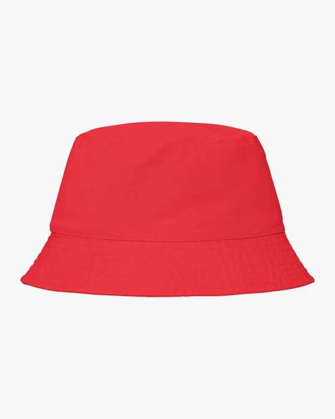 Sombrero de pescador de algodón orgánico - Rojo mandarina