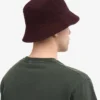 Sombrero de pescador de algodón orgánico - Rojo sangre