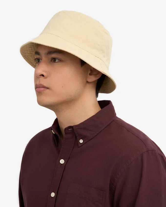 Sombreros de pescador de algodón orgánico - Blanco marfil