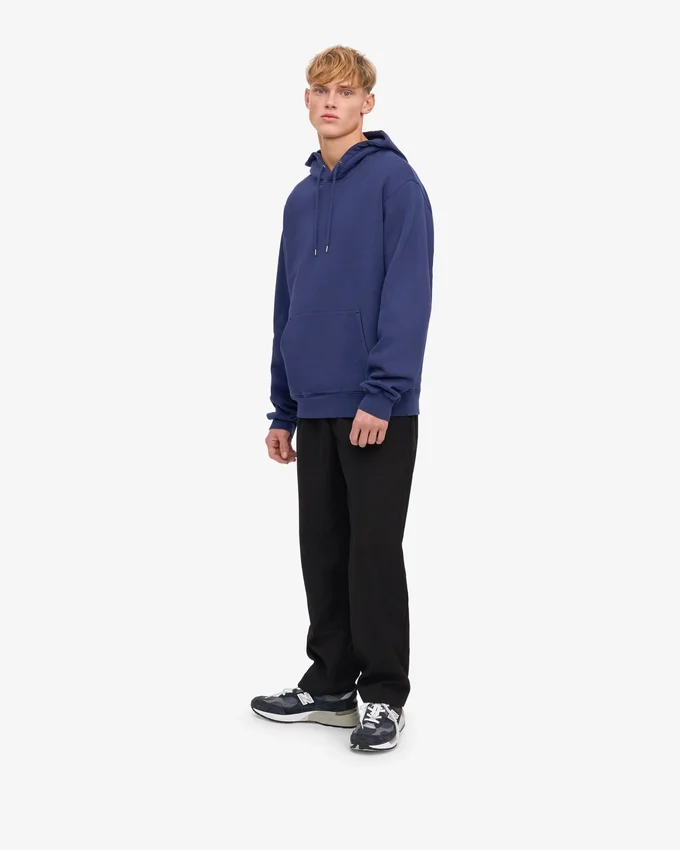Sudadera con capucha Classic Organic - Azul marino