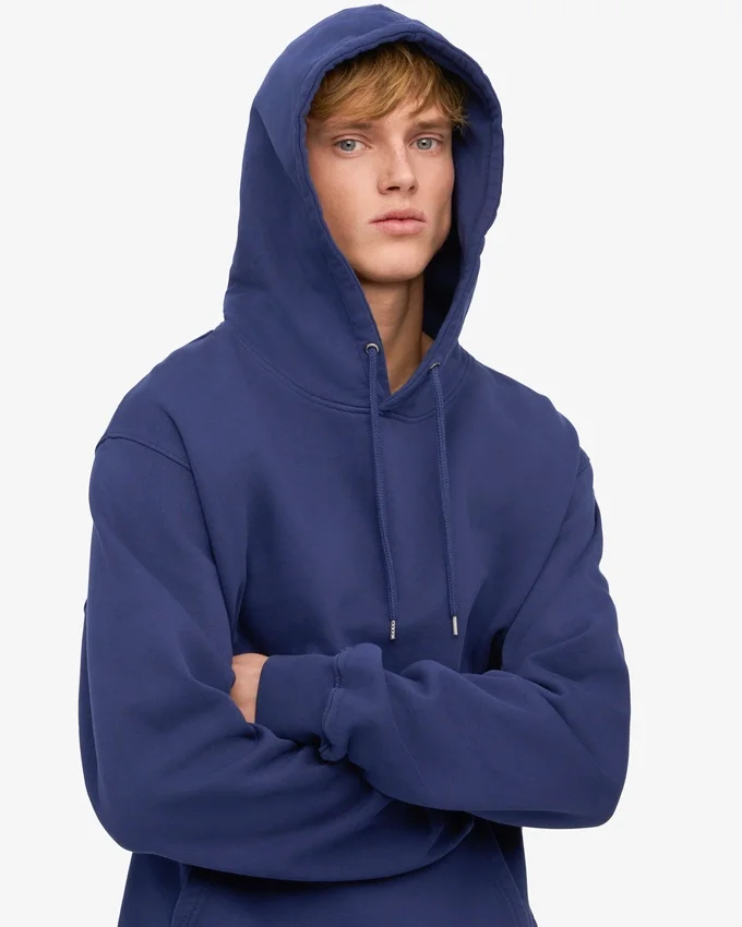 Sudadera con capucha Classic Organic - Azul marino