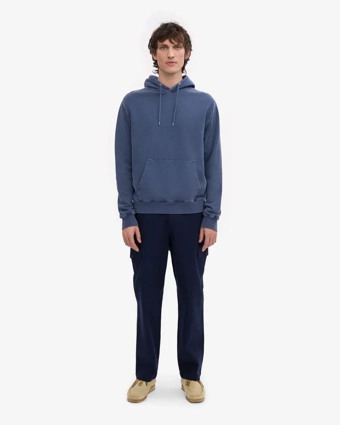 Sudadera con capucha Classic Organic - Azul Neptuno