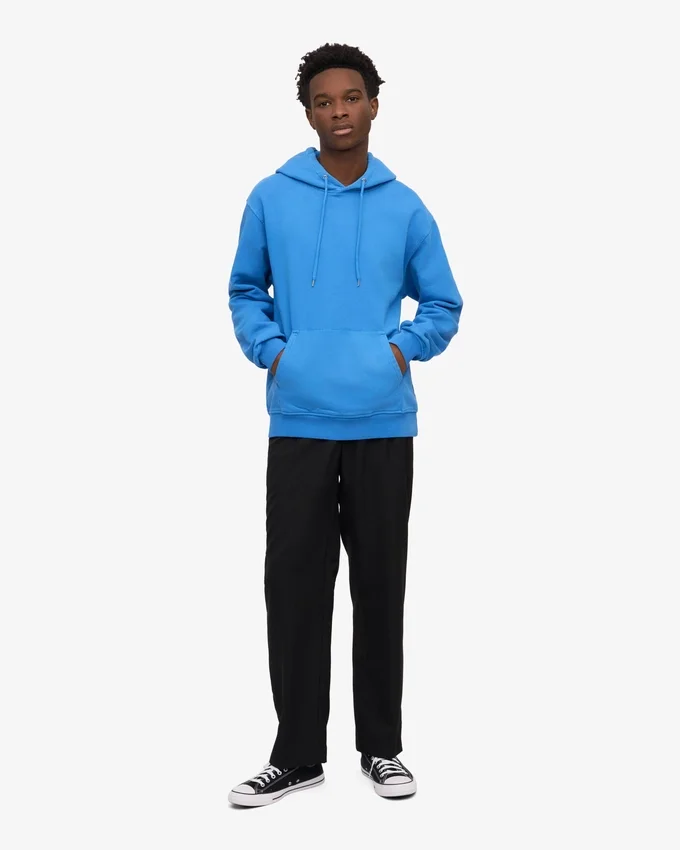 Sudadera con capucha Classic Organic - Azul Pacífico