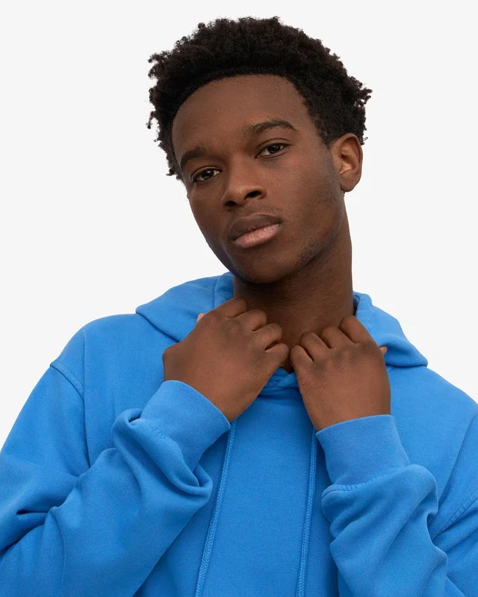 Sudadera con capucha Classic Organic - Azul Pacífico