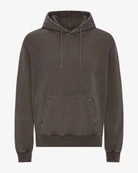Sudadera con capucha Classic Organic - Barro descolorido