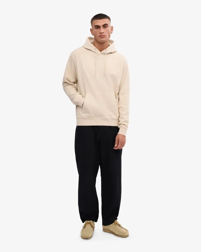 Sudadera con capucha Classic Organic - Blanco marfil
