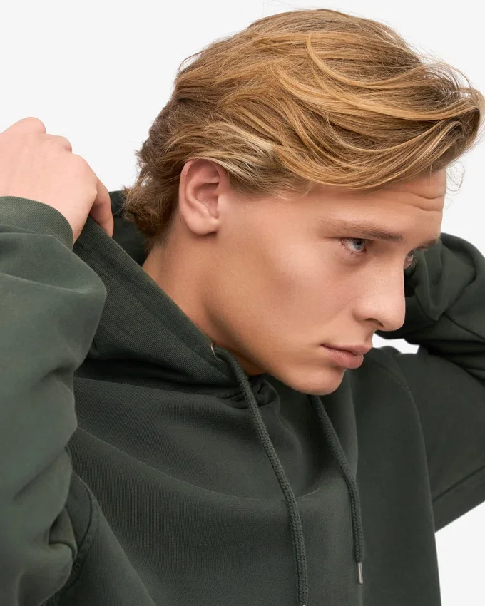 Sudadera con capucha Classic Organic - Bosque de medianoche