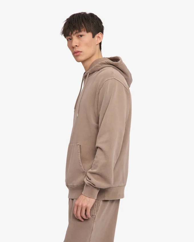 Sudadera con capucha Classic Organic - Caqui descolorido