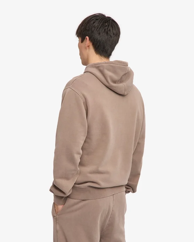 Sudadera con capucha Classic Organic - Caqui descolorido