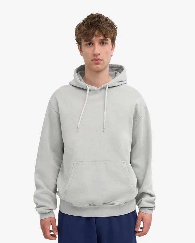 Sudadera con capucha Classic Organic - Gris descolorido