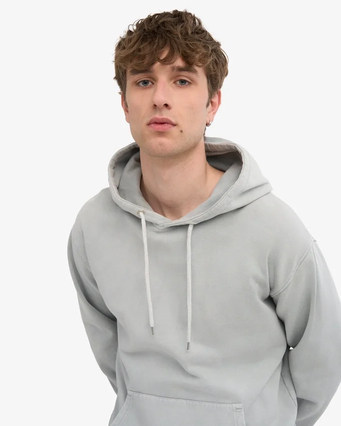 Sudadera con capucha Classic Organic - Gris descolorido