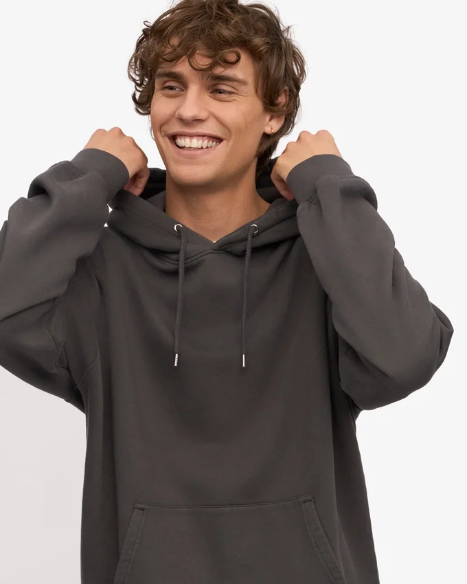 Sudadera con capucha Classic Organic - Gris lava