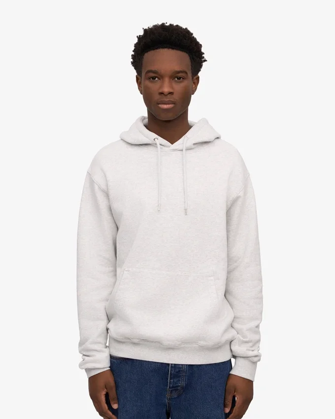 Sudadera con capucha Classic Organic - Mezcla de nieve