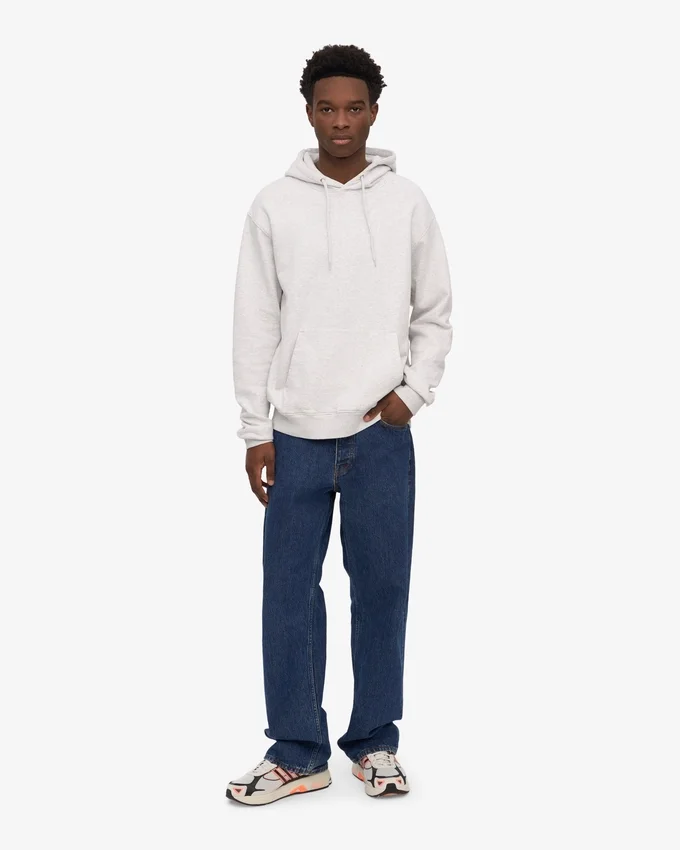 Sudadera con capucha Classic Organic - Mezcla de nieve