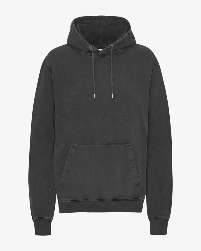 Sudadera con capucha Classic Organic - Negro descolorido