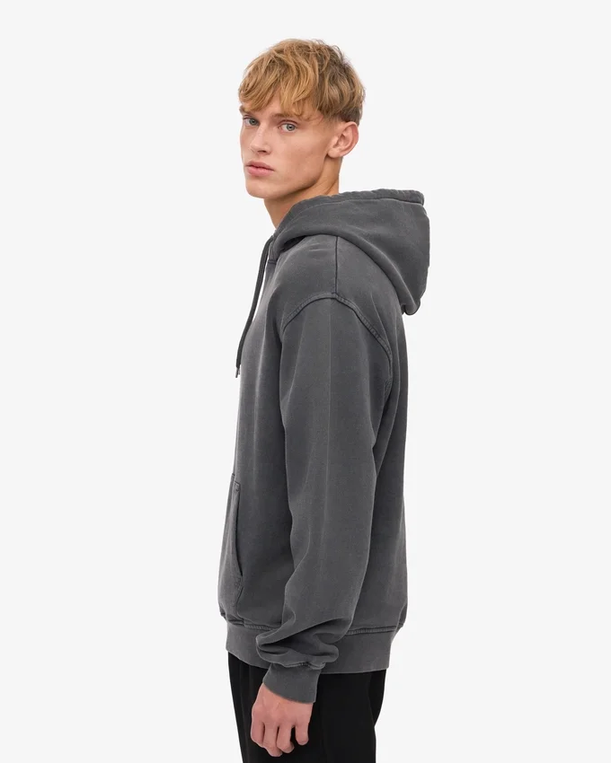 Sudadera con capucha Classic Organic - Negro descolorido