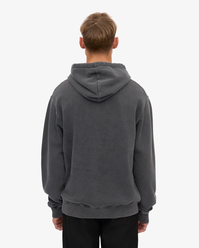 Sudadera con capucha Classic Organic - Negro descolorido