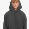 Sudadera con capucha Classic Organic - Negro descolorido