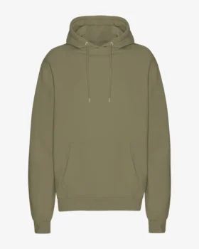 Sudadera con capucha Classic Organic - Oliva polvoriento