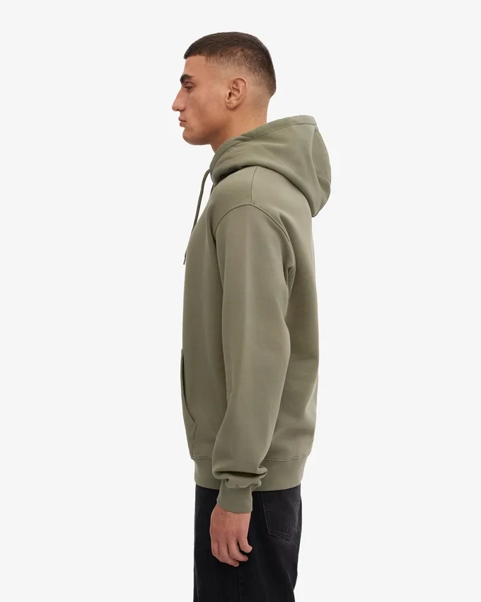 Sudadera con capucha Classic Organic - Oliva polvoriento