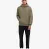Sudadera con capucha Classic Organic - Oliva polvoriento