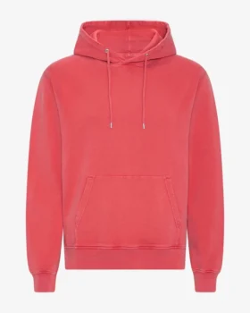 Sudadera con capucha Classic Organic - Rojo descolorido