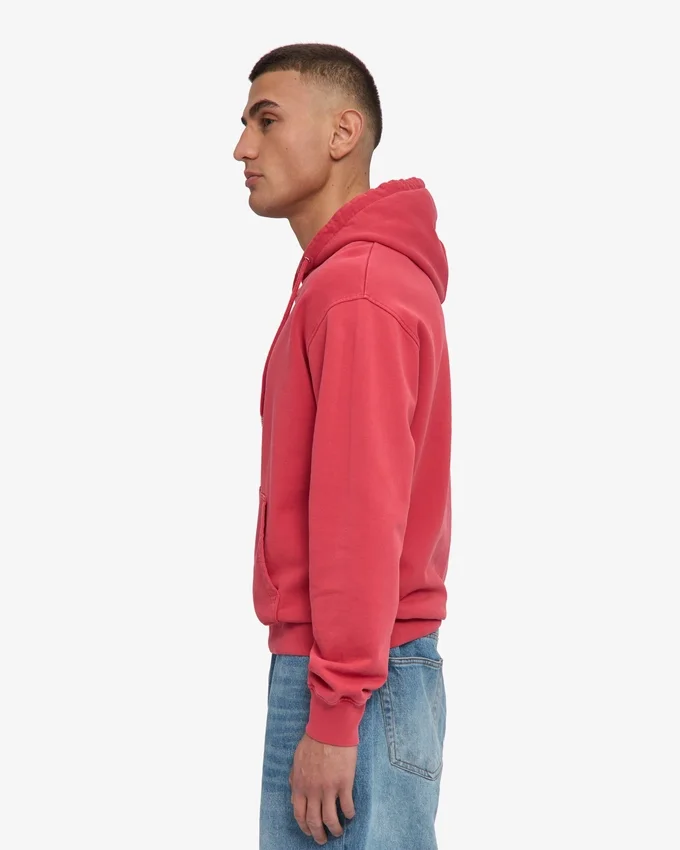 Sudadera con capucha Classic Organic - Rojo descolorido