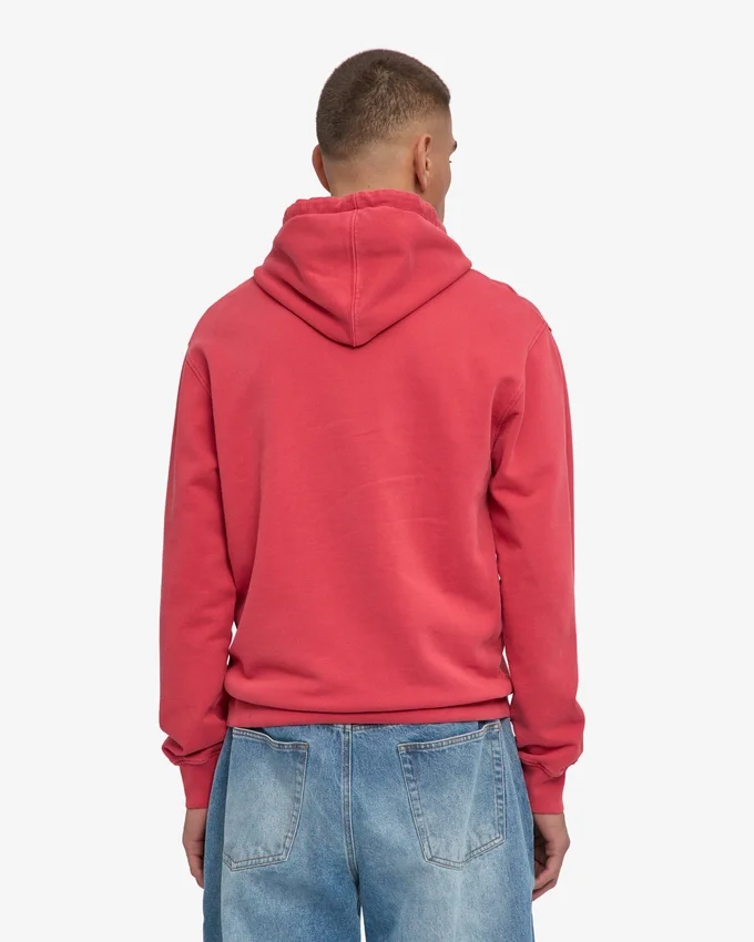 Sudadera con capucha Classic Organic - Rojo descolorido