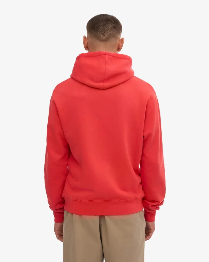 Sudadera con capucha Classic Organic - Rojo mandarina