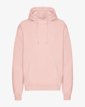 Sudadera con capucha Classic Organic - Rosa desvaído