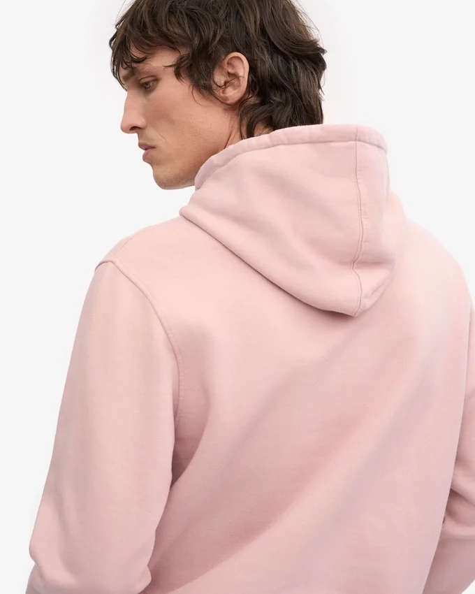 Sudadera con capucha Classic Organic - Rosa desvaído
