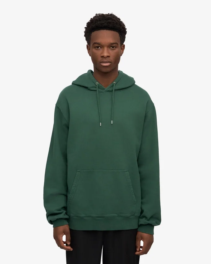 Sudadera con capucha Classic Organic - Verde esmeralda