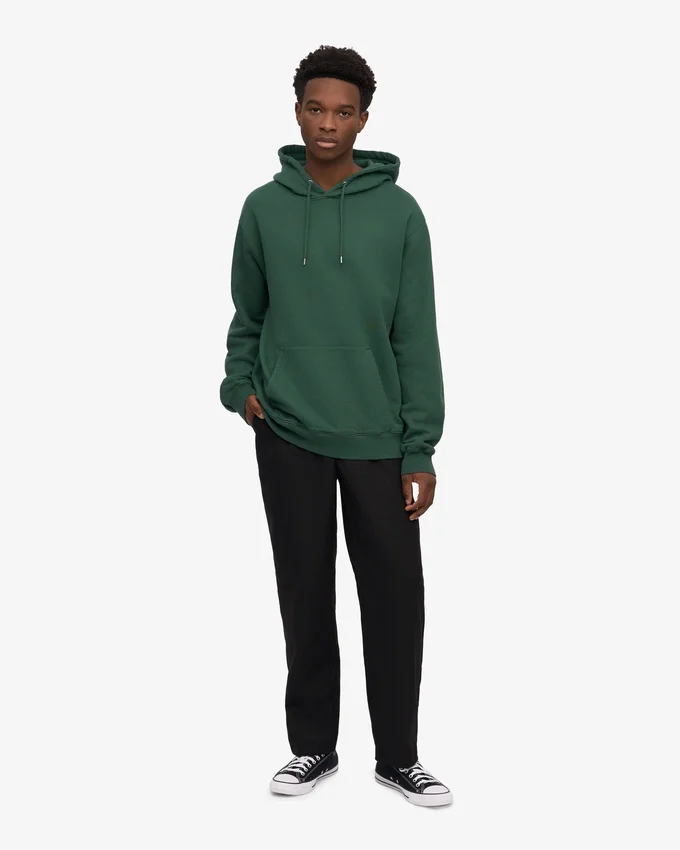 Sudadera con capucha Classic Organic - Verde esmeralda