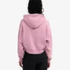 Sudadera con capucha corta orgánica con cremallera - Flor de cerezo