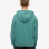 Sudadera con capucha orgánica de corte holgado - Verde pino