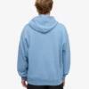 Sudadera con capucha orgánica de corte oversize - Azul mar