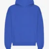 Sudadera con capucha orgánica de corte oversize - Azul zafiro