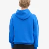 Sudadera con capucha orgánica de corte oversize - Azul zafiro