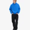 Sudadera con capucha orgánica de corte oversize - Azul zafiro