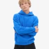 Sudadera con capucha orgánica de corte oversize - Azul zafiro