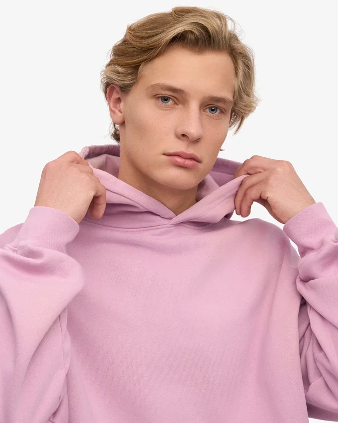 Sudadera con capucha orgánica de corte oversize - Flor de cerezo