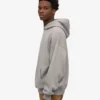 Sudadera con capucha orgánica de corte oversize - Gris jaspeado