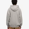 Sudadera con capucha orgánica de corte oversize - Gris jaspeado