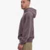 Sudadera con capucha orgánica de corte oversize - Uva descolorida