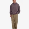 Sudadera con capucha orgánica de corte oversize - Uva descolorida