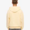 Sudadera con capucha orgánica de talla grande - Amarillo suave