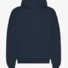 Sudadera con capucha orgánica de talla grande - Azul marino